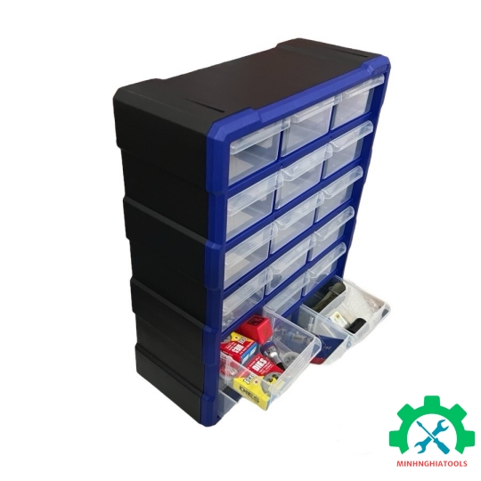 Tủ nhựa đựng linh kiện 18 ngăn 475x380x160mm WORKPRO WP283011 