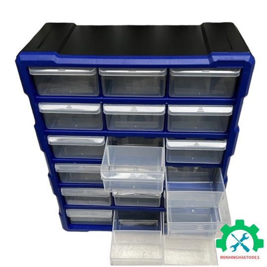 Tủ nhựa đựng linh kiện 18 ngăn 475x380x160mm WORKPRO WP283011 