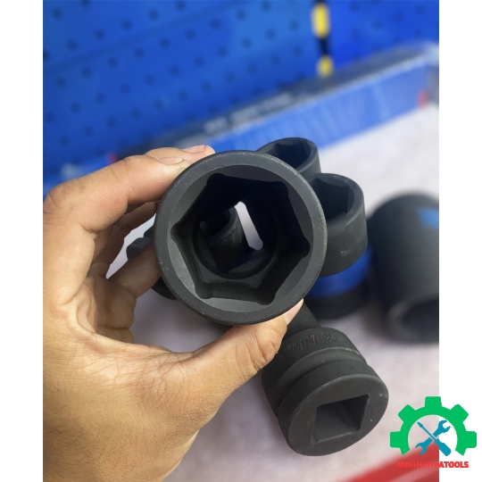 Tube 1 inch Kingtony 8835M  6 cạnh  đen dài 80mm kích thước lẻ 24-41mm 