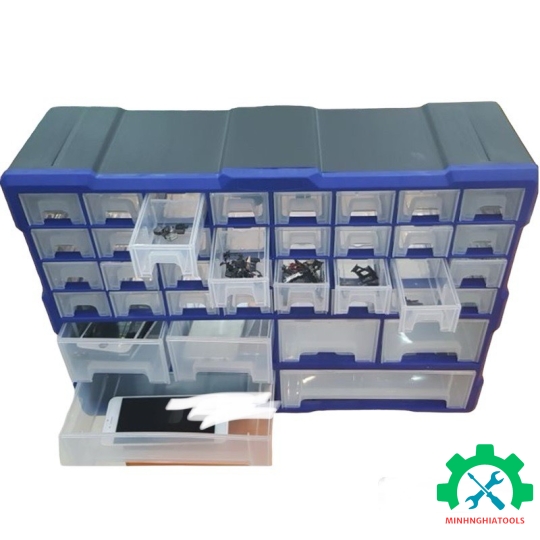 Hộp đựng đồ nghề 38 ngăn bằng nhựa PP cao cấp WORKPRO WP283009 