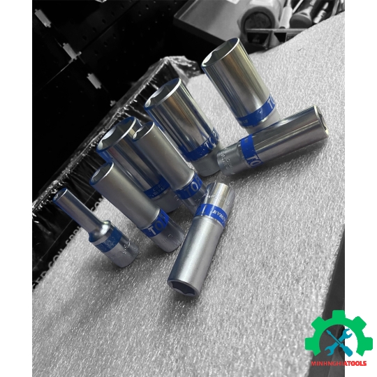 Đầu Tube 1/2" trắng dài loại 6 cạnh TOP, kích thước từ 8-32mm