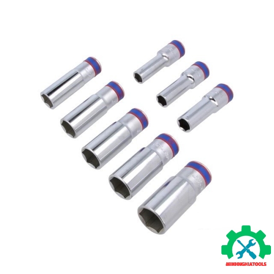 Bộ tube 1/2" loại 6 cạnh,  8 chi tiết Kingtony 4308MR 