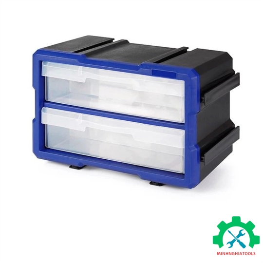 Hộp đựng đồ nghề 2 ngăn, bằng nhựa, Workpro - WP283012 