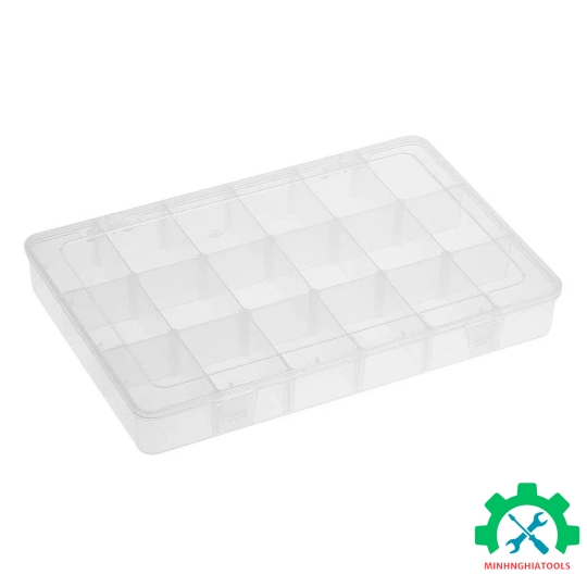 Hộp đựng đồ nghề chia ngăn 18 ô, bằng nhựa WP283006 