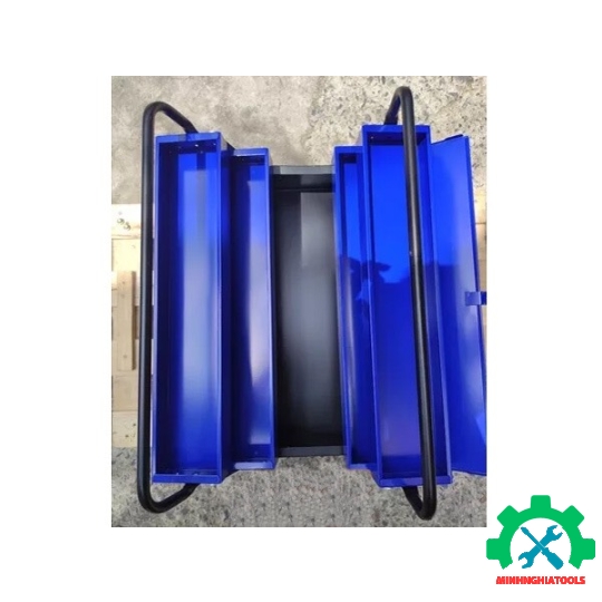 Hộp công cụ kéo 5 khay, bằng sắt 49.5x20x29cm Workpro - WP282001 