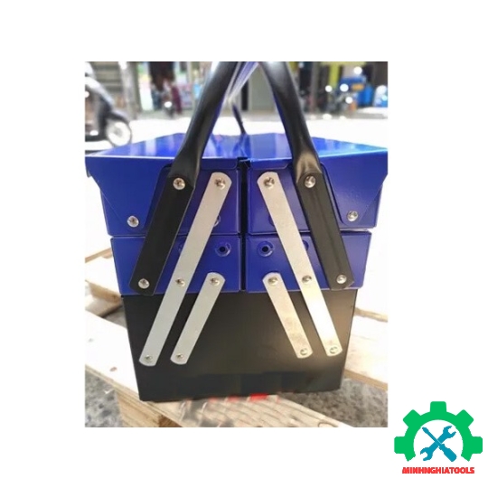 Hộp công cụ kéo 5 khay, bằng sắt 49.5x20x29cm Workpro - WP282001 