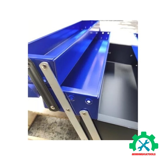 Hộp công cụ kéo 5 khay, bằng sắt 49.5x20x29cm Workpro - WP282001 