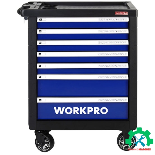 Tủ đồ nghề 7 ngăn, bằng kim loại Workpro - WP285002 