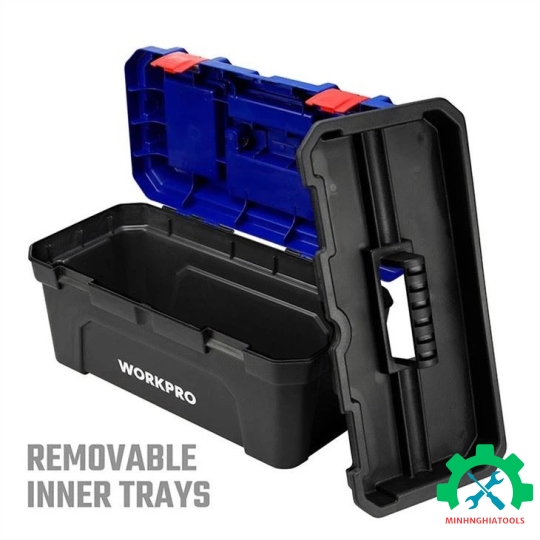 Thùng đồ nghề bằng nhựa, kích thước 22.5 inches Workpro - WP283003 