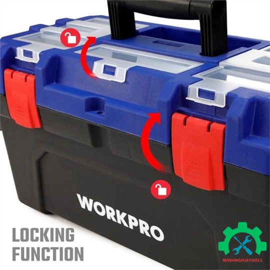 Thùng đồ nghề bằng nhựa, kích thước 22.5 inches Workpro - WP283003 