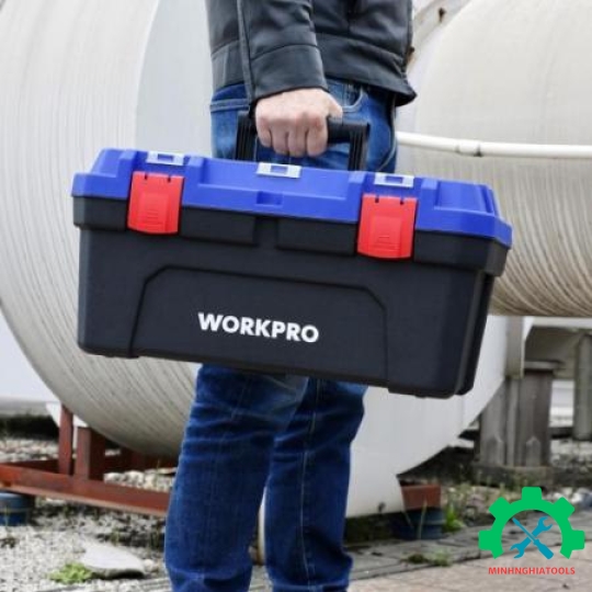 Thùng đồ nghề bằng nhựa, kích thước 22.5 inches Workpro - WP283003 