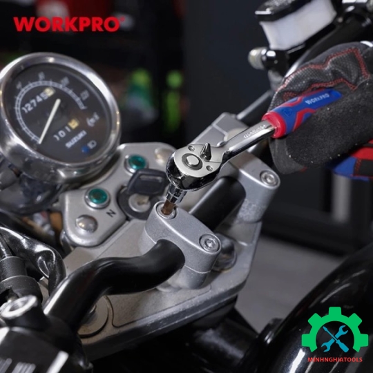 Bộ tube 46 chi tiết đầu 1/4" Workpro - WP202540