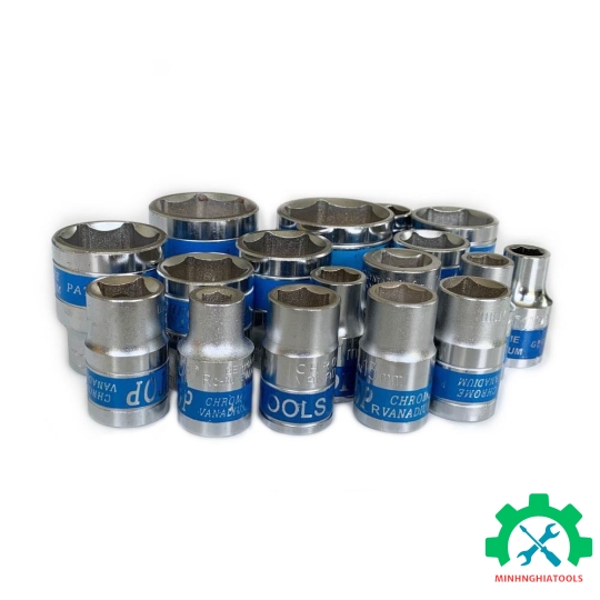 Đầu Tube 1/2" Trắng Ngắn Loại 6 Cạnh TOP, Kích Thước lẻ 8-32mm