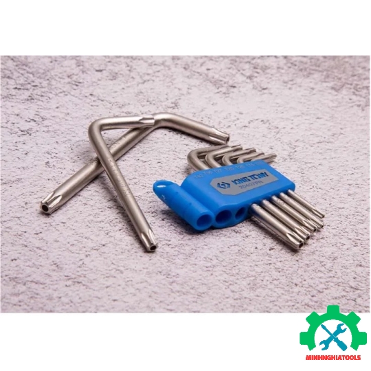 Bộ lục giác bông lỗ 9 cây ngắn Kingtony 20409PR 