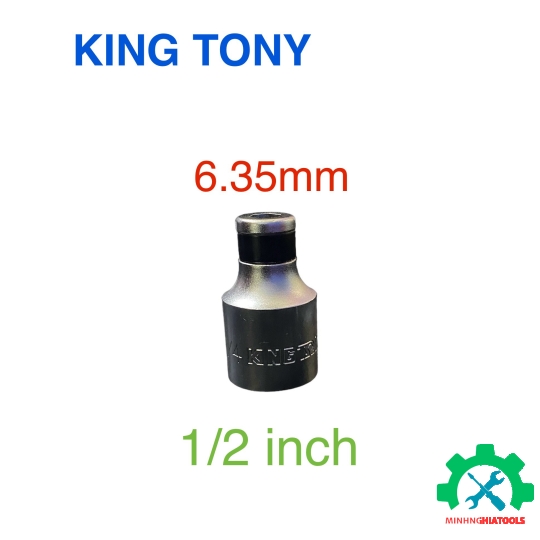 Đầu chuyển bulong 1/2 inch sang mũi vít đóng 6.35 - 8mm Kingtony 4148xxS