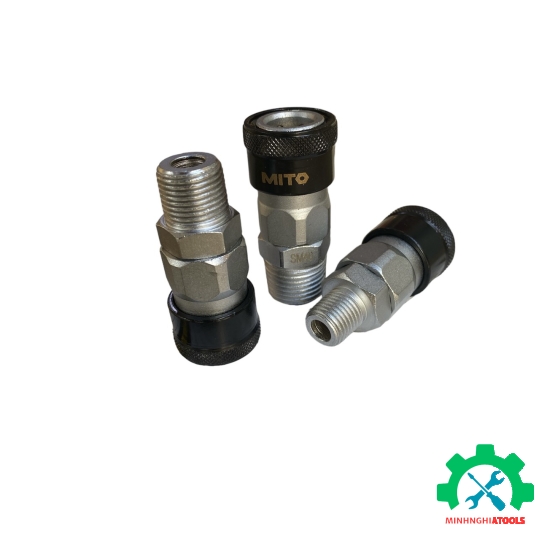 Đầu nối hơi cao cấp Mito-SM răng ngoài kích thước lẻ có SM20, SM30, SM40