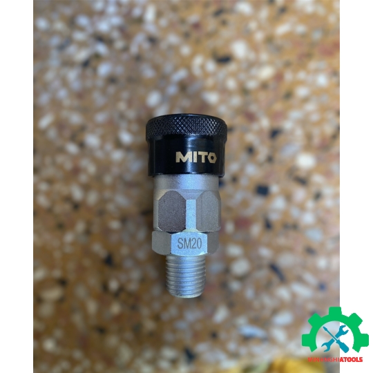 Đầu nối hơi cao cấp Mito-SM răng ngoài kích thước lẻ có SM20, SM30, SM40