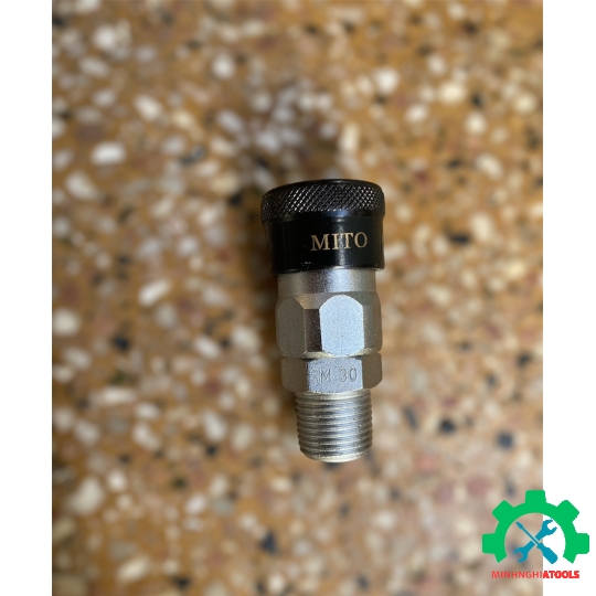 Đầu nối hơi cao cấp Mito-SM răng ngoài kích thước lẻ có SM20, SM30, SM40