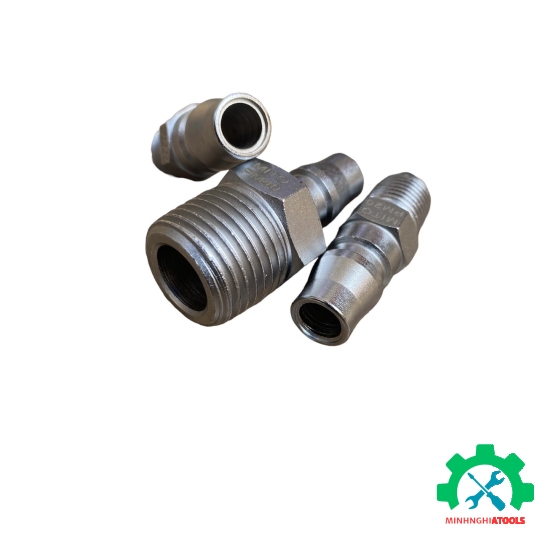Đầu nối hơi cao cấp Mito-PM răng ngoài kích thước lẻ có PM20, PM30, PM40