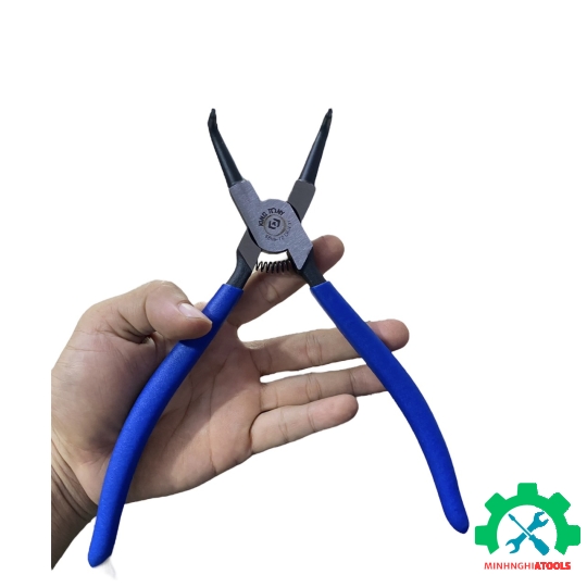 Kìm mở phe trong Kingtony 68HB-10 loại cong dài 250mm mũi 2.3mm 