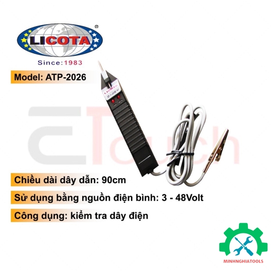 Bút thử điện xe máy ôtô LICOTA ATP-2026 