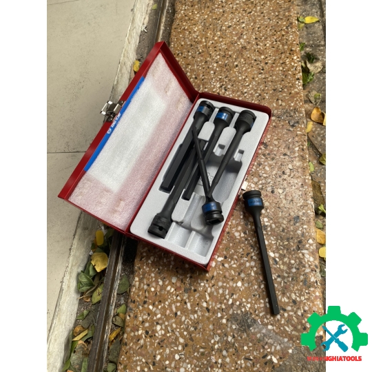 Bộ tube đen mũi lục giác dài 1/2 6 chi tiết H5-H14 Kingtony 4476MP