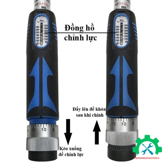 CẦN NỔ CÓ ĐỒNG HỒ LICOTA 1/2 INCH - 4320 (230 FT/LB - 320N.M ) AQW-N4320V 