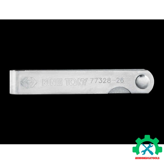 Thước lá đo khe 26 lá Kingtony 77328-26 hệ inch (0,0015 -0,025inch) và mét (0,038 - 0,635mm) 