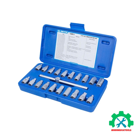 Bộ đầu tuýp 3/8 inch 21 chi tiết Kingtony 9AR11 