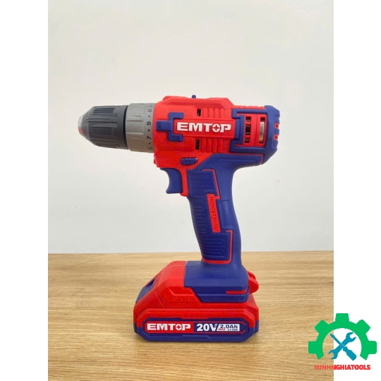Máy khoan 3 chức năng dùng pin EMTOP 20V ECDL200528 