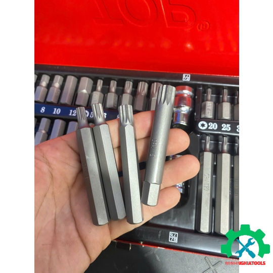 Bộ mũi vít lục giác và đầu sao thân 10mm, 40 chi tiết TOP TBS-1102 