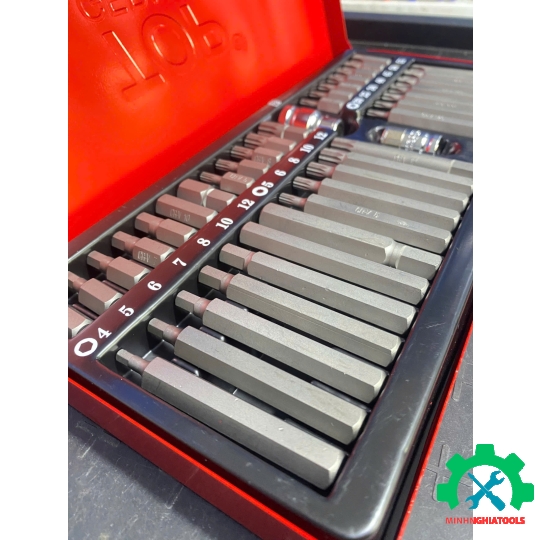 Bộ mũi vít lục giác và đầu sao thân 10mm, 40 chi tiết TOP TBS-1102 
