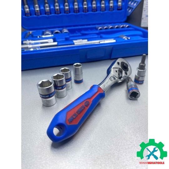 Bộ tuýp 1/4 Kingtony ST2346MR có 46 chi tiết 