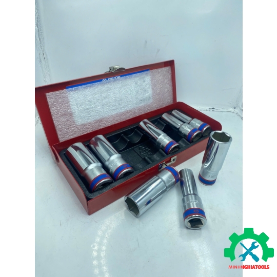 Bộ tube 1/2" loại 6 cạnh,  8 chi tiết Kingtony 4308MR 