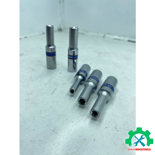 Tuýp 1/4" hình sao E Kingtony 2275M loại dài 50mm, Kích thước E4-E8 