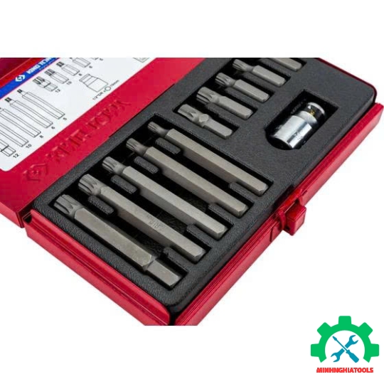 Bộ mũi vít đóng 11 chi tiết, loại 12 cạnh Kingtony 1011MQ 