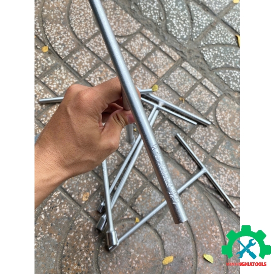Cần tuýp chữ T Kingtony 1185M đầu tuýp ngắn thép CR-V các size lẻ từ 8-19mm 