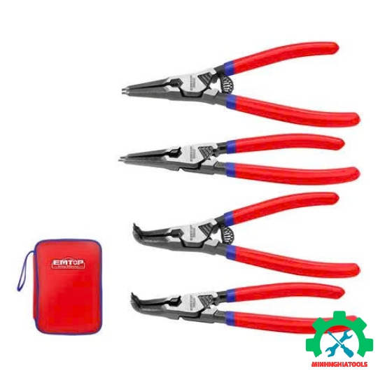 Bộ kìm phe 5inch 4 cây EMTOP EPLSC5411 dài 125mm 