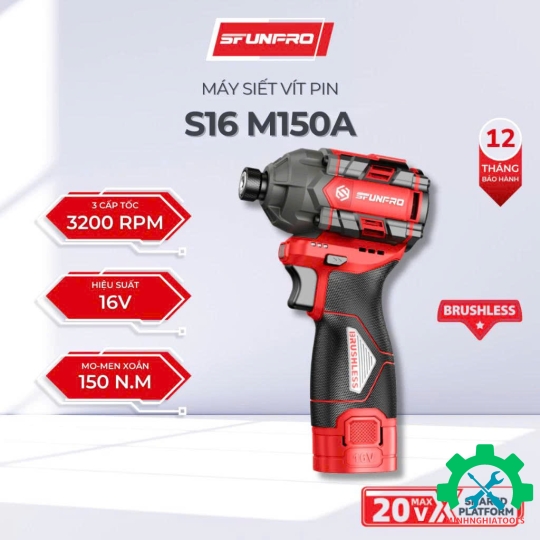 Máy Siết Vít Pin SFUNPRO S16 M150A 